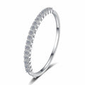 Bracelet with 2.48 Carat Full-Cut Moissanite Stars and Floral Motifs in Platinum-Plated 925 Sterling Silver