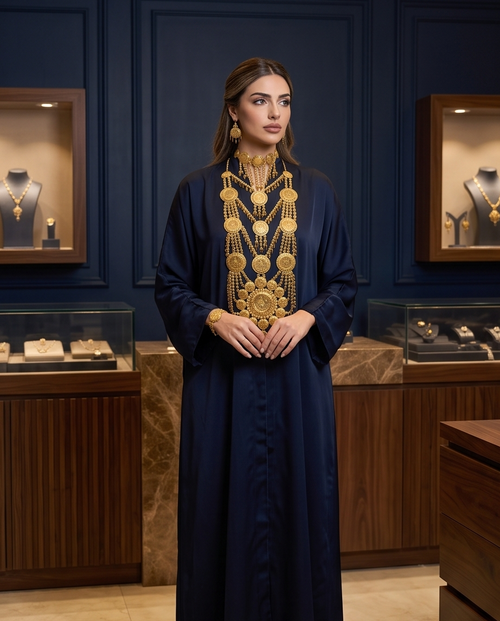21K Gold-Plated 925 Sterling Silver Traditional Statement Jewelry Set