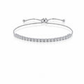 Lightly Luxurious European-Style Moissanite  925 Sterling Silver Bracelet