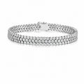 Simple, Elegant and Versatile: Moissanite 925 Sterling Silver Bracelet